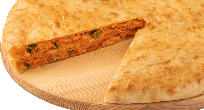 Фирменный пирог "Креветки в кокосовом карри"